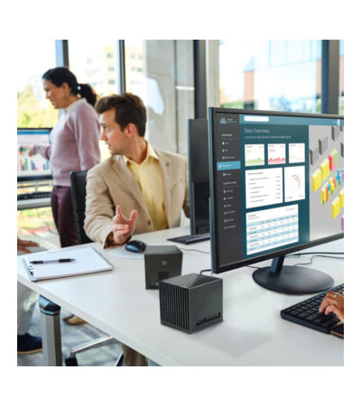 Kubb® Fanless – Mini PC silencieux en aluminium, processeurs Intel® et AMD, IA embarquée et design minimaliste